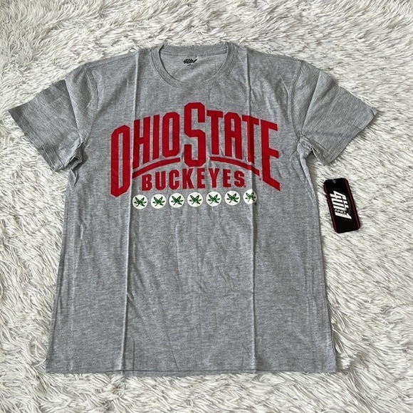 4th and 1 Ohio State buckeyes shorts sleeve gray athletic Arched tee Medium - Picture 4 of 13